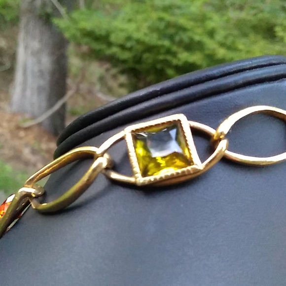 VHTF Swarovski REAL Gemstone Drop Station Çrystal - Picture 7 of 16